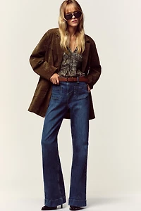 Z1975 FLARE HIGH WAIST JEANS WITH BELT