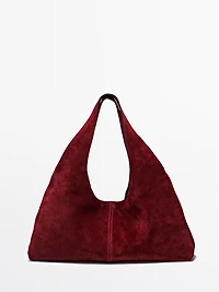 Medium split leather lady bag
