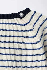 STRIPED KNIT JUMPER