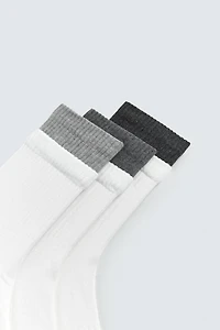 DOUBLE EFFECT SOCKS 3-PACK