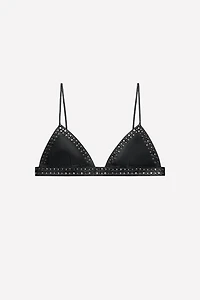 LEATHER STUDDED BRALETTE LUDOVIC DE SAINT SERNIN x ZARA