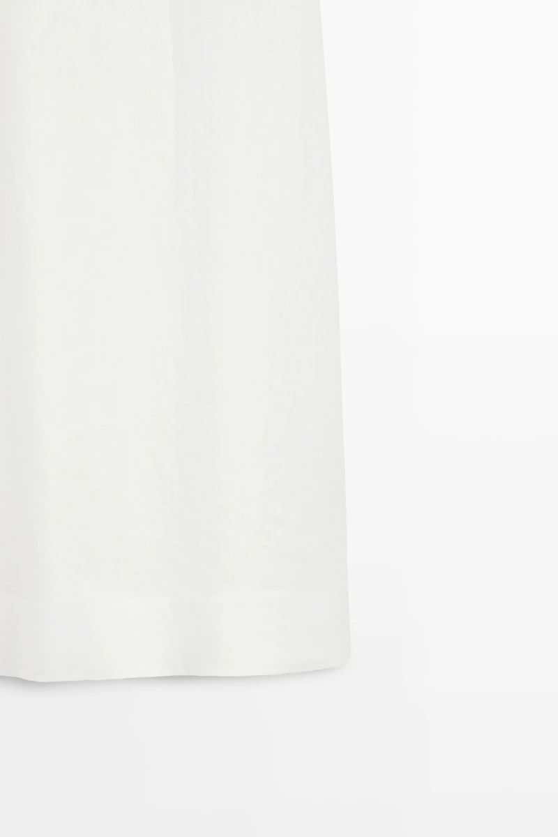Robe encolure américaine 100 % lin