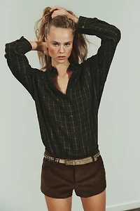 OVERSIZED PLAID SHIRT