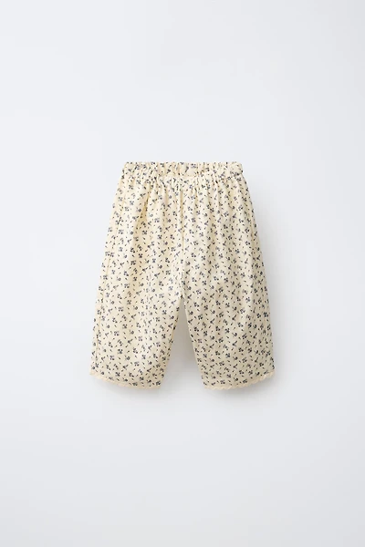 FLORAL BAGGY PANTS