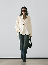 Oversize long sleeve shirt