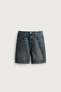 REGULAR FIT DENIM SHORTS