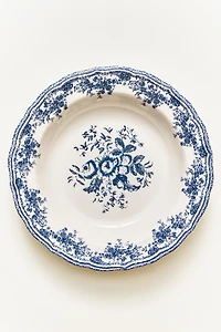 ASSIETTE CREUSE FAÏENCE FLORALE
