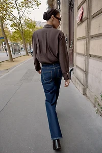 TEXTURED PIPED SHIRT