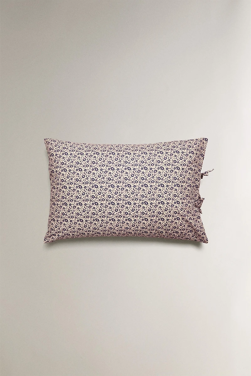KIDS FLORAL COTTON PILLOWCASE