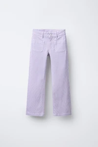 PANTALON DROIT À RAYURES