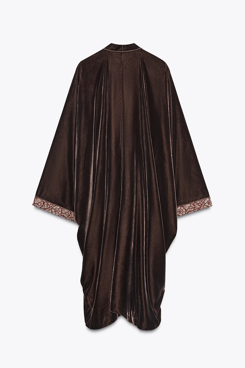 KIMONO EN VELOURS ZW COLLECTION