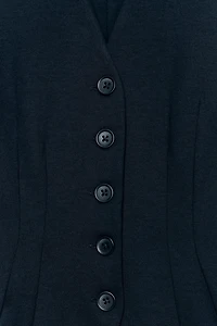 INTERLOCK BUTTON VEST