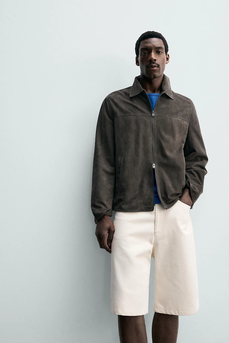 SUEDE LEATHER JACKET