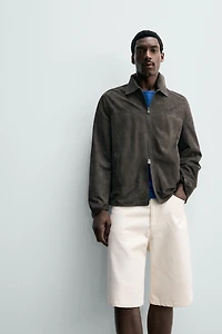 SUEDE LEATHER JACKET