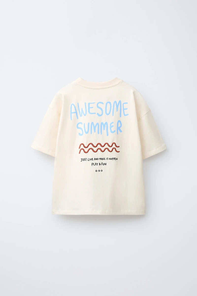 T-SHIRT IMPRIMÉ À INSCRIPTION