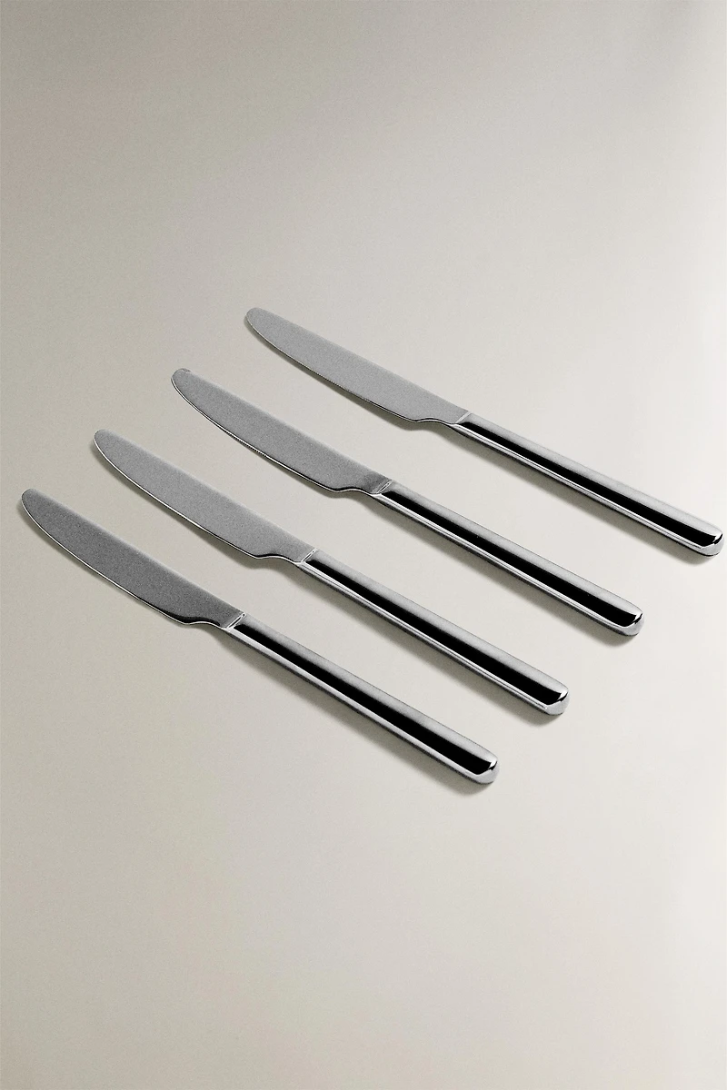 SET OF SHINY STEEL KNIVES (SET OF 4)