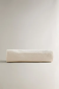 FRINGED COTTON BEACH TOWEL