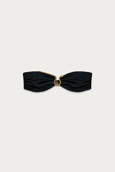 MARISA BERENSON X ZARA SNAKE BIKINI TOP