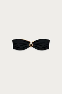 MARISA BERENSON X ZARA SNAKE BIKINI TOP