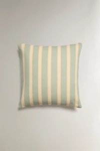 STRIPED THROW PILLOW COVER