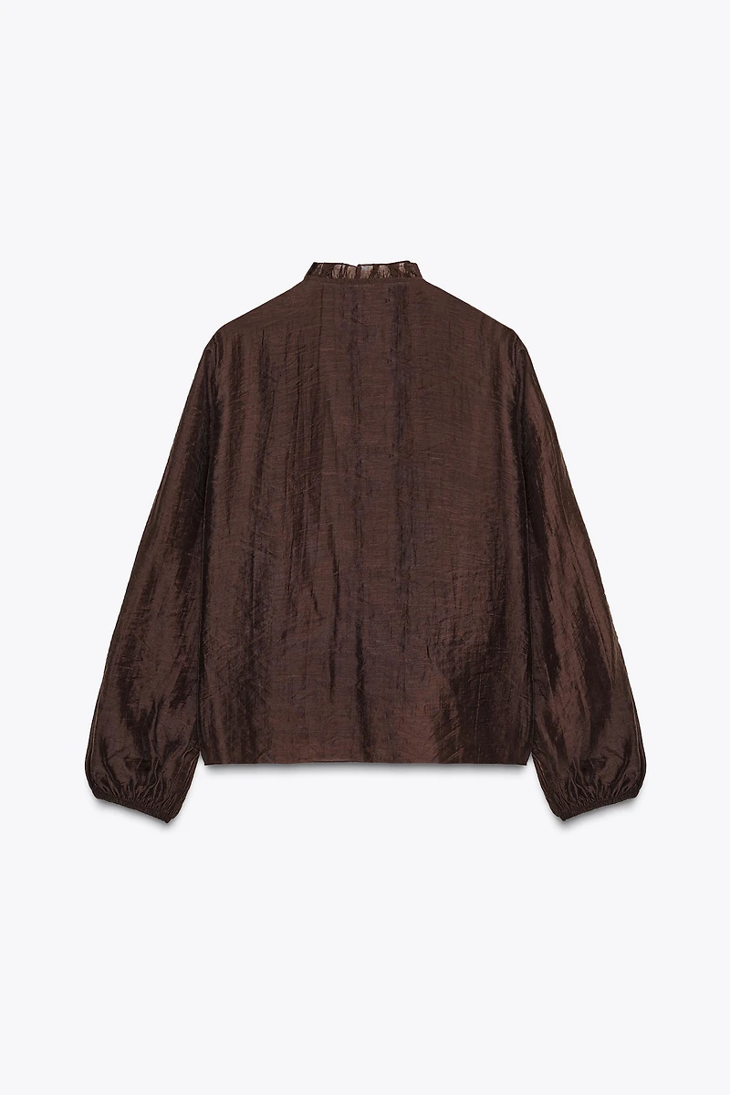 RUFFLED BLOUSE