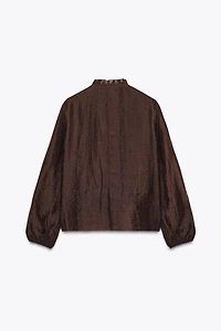 RUFFLED BLOUSE