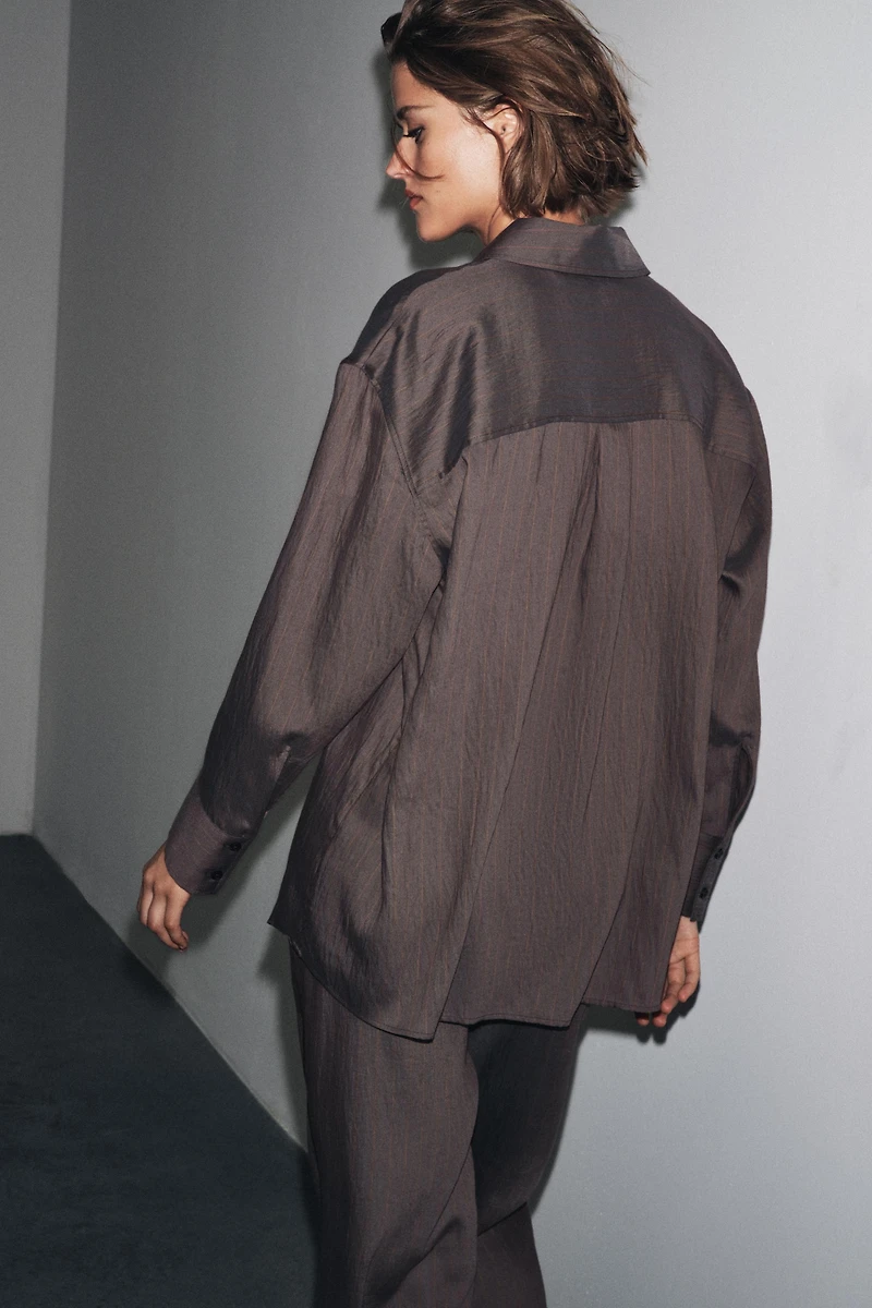 CHEMISE RAYÉE OVERSIZE ZW COLLECTION