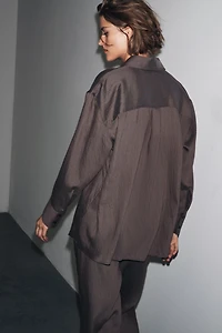 CHEMISE RAYÉE OVERSIZE ZW COLLECTION