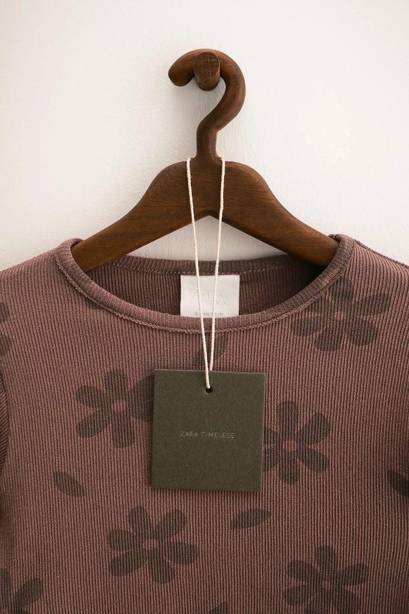 ZARA TIMELESS - FLORAL PRINT T-SHIRT