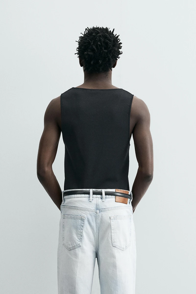 RIBBED TANK TOP