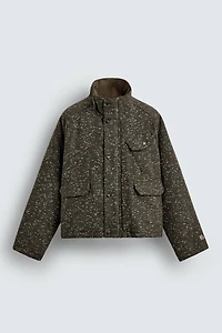 HERRINGBONE TEXTURED JACKET