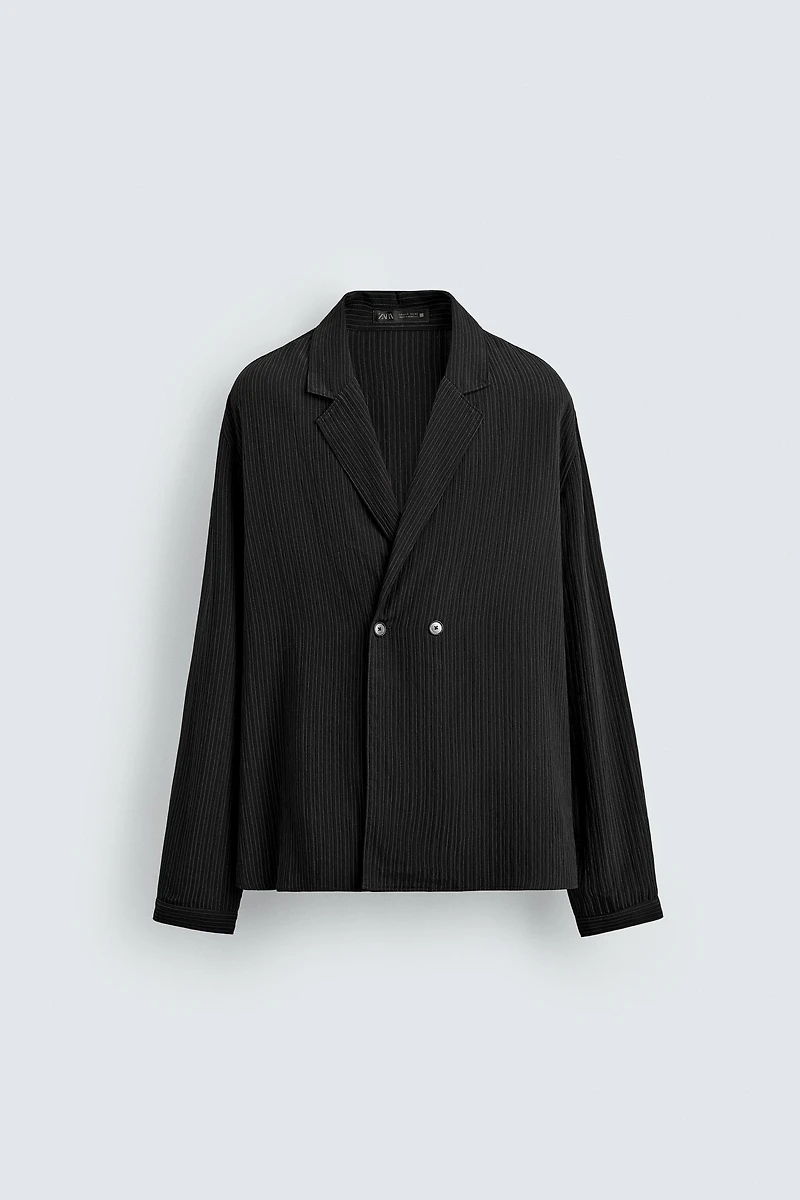 STRIPED KIMONO SHIRT