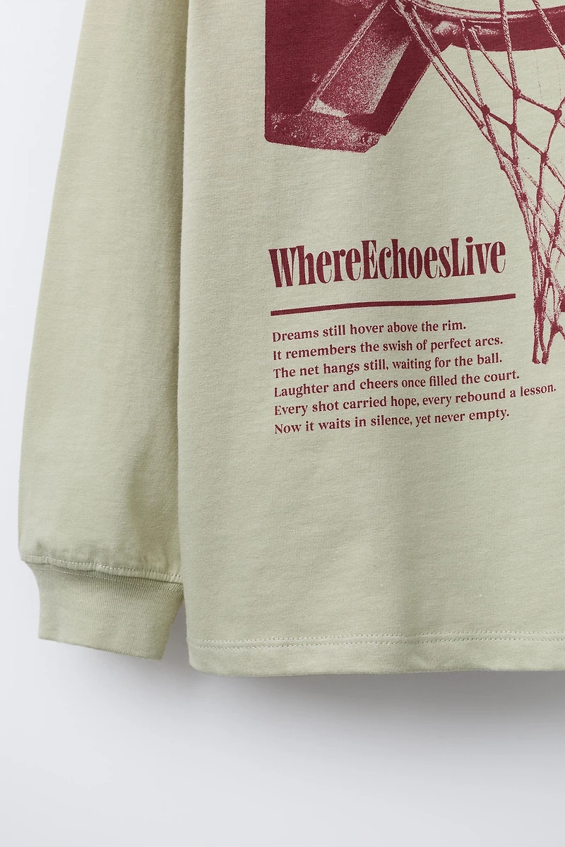 T-SHIRT IMPRIMÉ SPORTS