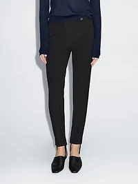 100% cotton trousers with elasticated hems