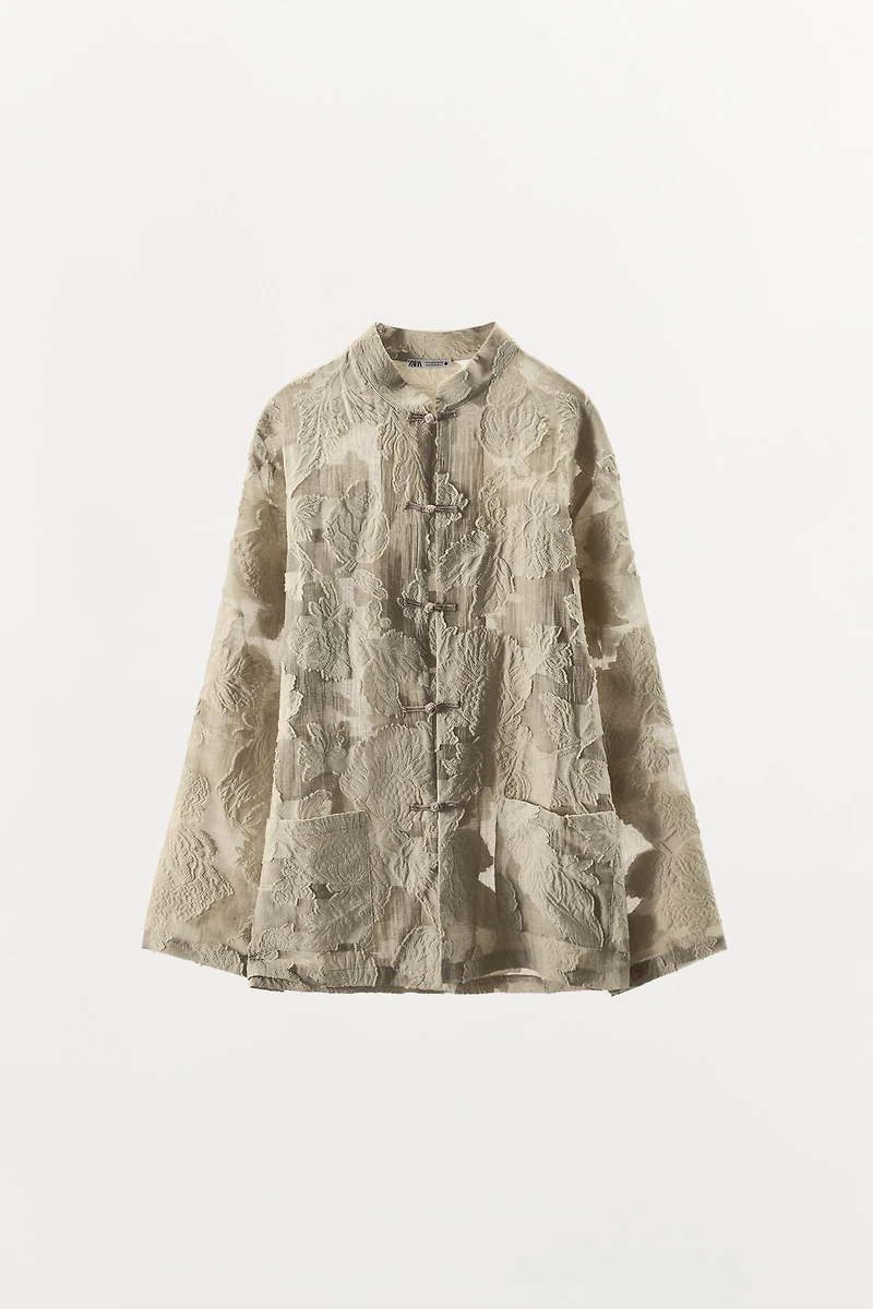 FLORAL JACQUARD KIMONO LIMITED EDITION
