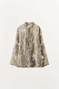 FLORAL JACQUARD KIMONO LIMITED EDITION