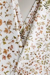 LOT TORCHONS CUISINE COTON FEUILLES (LOT DE 2)
