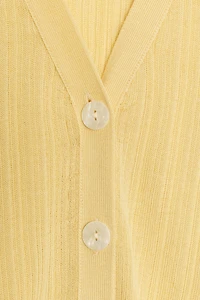 RIB KNIT CARDIGAN