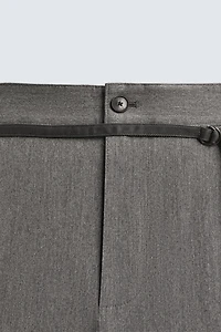 PANTALON BALLOON FIT À PLIS AVEC CEINTURE