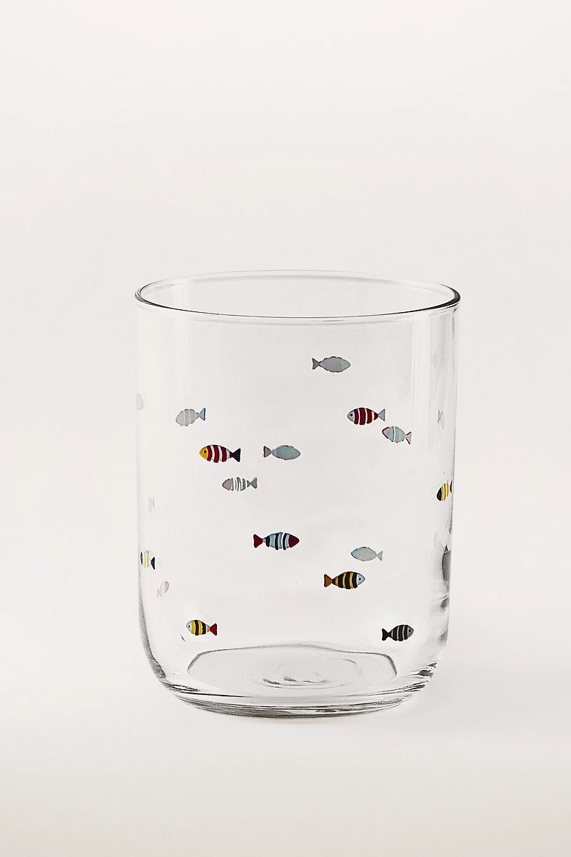 FISH GLASS TUMBLER