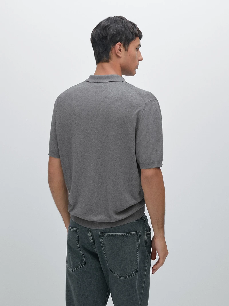 Polo en maille de coton