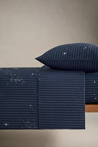 KIDS' SPACE STRIPE FITTED SHEET