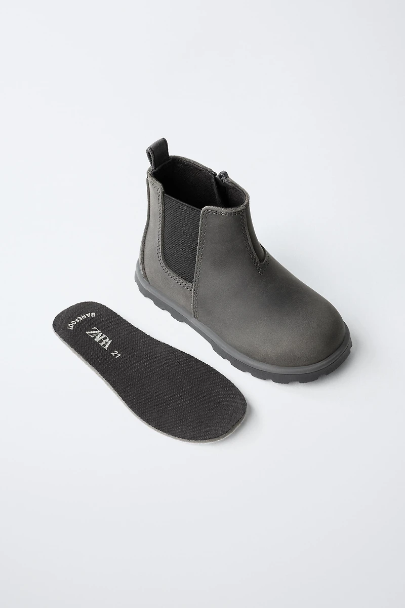 BOTTES CHELSEA EN CUIR BAREFOOT
