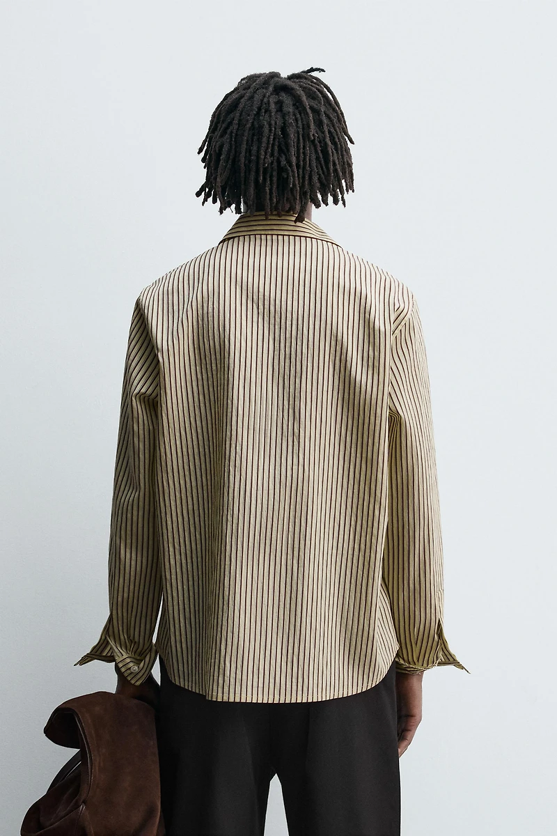 FLOWY STRIPED SHIRT