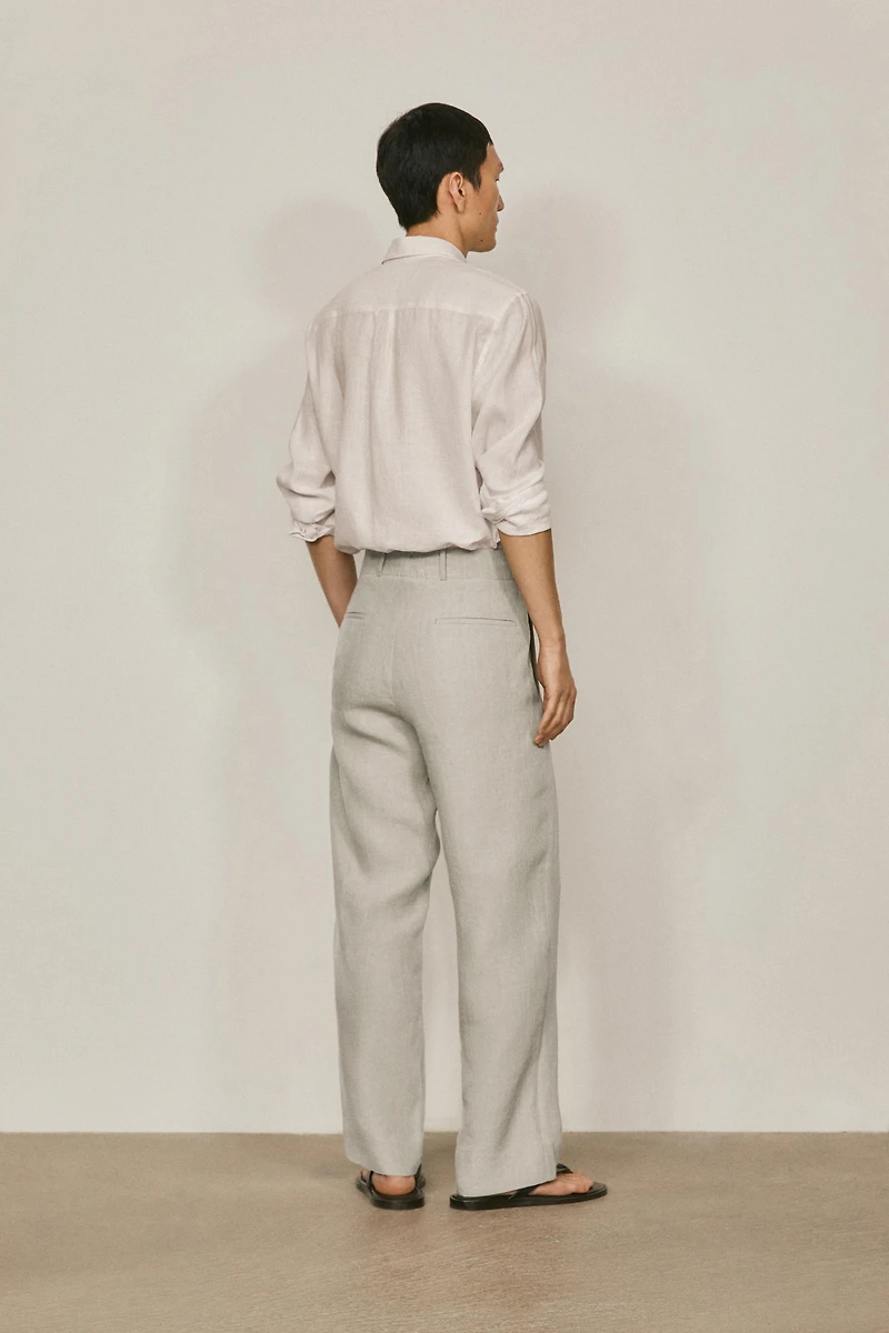 100% linen trousers - Limited Edition