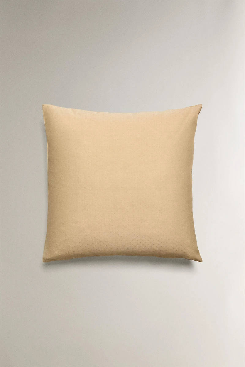 TEXTURED COTTON PILLOWCASE