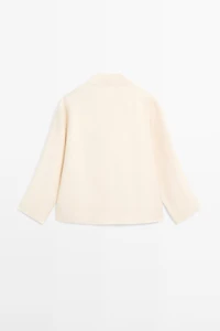 Flowing blouse with bib detail