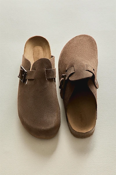 SABOTS EN CUIR BOUCLE