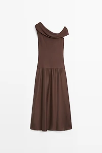 Robe midi asymétrique