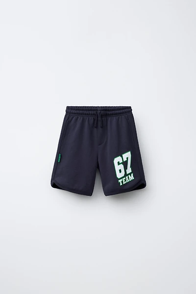 TEAM SIX SEVEN PLUSH SHORTS
